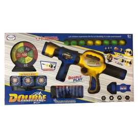 Double Air Pressure Foam Blaster Shooting Gun Toy