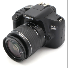 Canon EOS 2000D Camera With 18-55mm Lens
