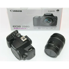 DSLR Canon Camera EOS 250D,24 .1MP SLR + Kit 18-55mm f 4-5.6 Lente IS STM + 64gb
