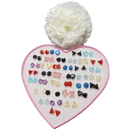 36 Pairs Set Beautiful Trendy Earing Tops For Women