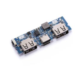 18650 Power Bank Board Dual USB 5V 2.4A Mobile Power Bank