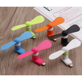Mobile Phone Fan IPhone Mini Portable Flexible Iphone Port Fan