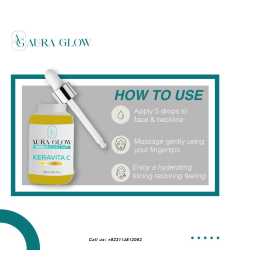 Aura Glow Keravita C Face Serum