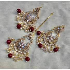 Traditional Earrings And Bindi For Women By Ornaments