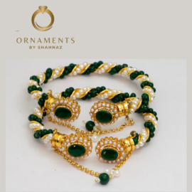 Bangles For Women By Ornaments - Green