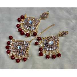 Stylish Earrings And Bindi For Women By Ornaments