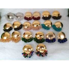 Ornaments Collection Trendy Design Tops Earrings For Women 1 Pair