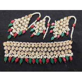 Traditional Necklace with Earrings for Women Antique Style