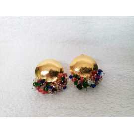 Beautiful Ornaments Collection Trendy Design Tops Earrings For Women