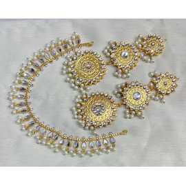 Best Indian Style Necklace Set For Women By Ornaments - Golden