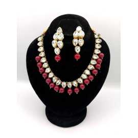 New Necklace Set For Women By Ornaments - Red Color