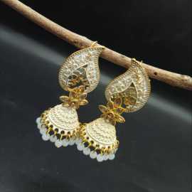 Golden Drop Jhumki Bohemian Design Jhumki Earrings New Collection For Women