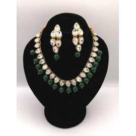 New Necklace Set For Women By Ornaments - Green Color