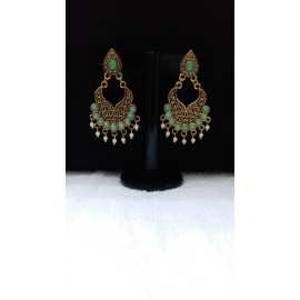 Best Fashion Silver Color Drop Design Fancy Trendy Design Earrings For Women