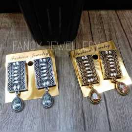 Ornaments Trendy Collection New In Trend Drop Jhumkay Design Earrings 1 Pair