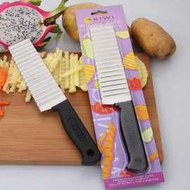 Potato Slicer Potato Chips Wavy Shape Lays Crinkle Fries Cutter Knife - 1 Piece