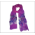 Fancy Embroidered Scarf (Magenta & Blue) For Women