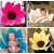 Foldable Flower Bathtub for Baby Sink Shower Flower Cushion Mat Sunflower - Multi