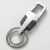 Double Ring Pendant Metal Key Chain