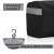 Multipurpose Waterproof Clothes Storage Bag & Organizer- Black