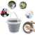 Foldable Silicone Buckets for Fishing Camping Car Washing - Capacity 10 Liter