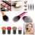 Face Powder Brush, Foundation Brush Buffing + Foundation Sponge Powder Puff Mushroom Head Dry Wet Dual-Use (14 Piece)