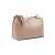 Pink Round Chain Shoulder Leather Bag