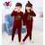 Appealing Summer Collection Kids Nigh suits Pack of 2 - Maroon Color T Shirt And Trouser