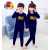 Attractive Summer Collection Kids Nigh suits Pack of 2 - Black T Shirt And Black Trouser