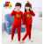 Comfortable Summer Collection Kids Nigh suits Pack of 2 - Red Shirt And Red Trouser