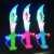 Shark Shape Led Light Sword Plastic Toy for Baby / Kids / Children Night Light
