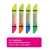 Double Sided 2 in 1 Highlighter Neon Liner For Office School - 1 Piece