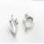 Fashion High End Temperament Silver Rhinestone Earrings Jewelry