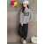 Summer Collection Kids Tracksuit For Girls - 100% High Quality - Gray & Black
