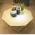 Octagon Centre Table Marble Top - 1 Piece