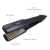 Kemei - Professional Hair Straightener Crimper Wide Plate Temperature Control Instant Heating - Black