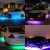 2 Pcs Car & Bike RGB Strip light Waterproof Flasher Strobe