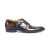 Amani Sau Paulo Double Monkstrap Leather Shoes For Men