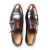 Amani Sau Paulo Double Monkstrap Leather Shoes For Men