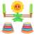 Rings Weight Sunflower Balance Math Montessori Arithmetic Learning Educational Learning Toy