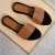 Leather & Velvet Flat for Girls - Brown & Black