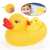 Yellow Rubber Cute Toy Floating Baby Bath Duck Toys For Kids Rubber Duck Bath Set