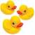 Yellow Rubber Cute Toy Floating Baby Bath Duck Toys For Kids Rubber Duck Bath Set