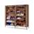 Hcx Collapsible Double Dustproof And Dampproof Shoe Wardrobe Storage Organizer