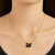 Cute Stylish Black Swan Pendant For Girls Locket Necklace for Women