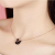 Cute Stylish Black Swan Pendant For Girls Locket Necklace for Women
