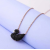 Cute Stylish Black Swan Pendant For Girls Locket Necklace for Women