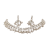 Mirror Studded Kundun Necklace with Earrings Mirror Studded Kundun Necklace with Earrings