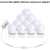 Hollywood Style LED Vanity Mirror Lights Bulbs - 10 LED
