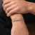 Stainless Steel Cuban Hand Bracelet For Men - Silver